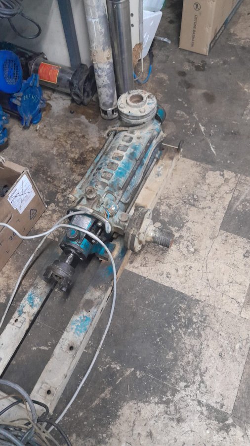 Yatay Kademeli Santrifüj Pompa Tamir / Bakım öncesi - MSK Makina