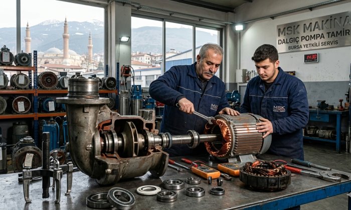 Dalgıç Pompa Tamiri - MSK Makina Bursa Teknik Servis