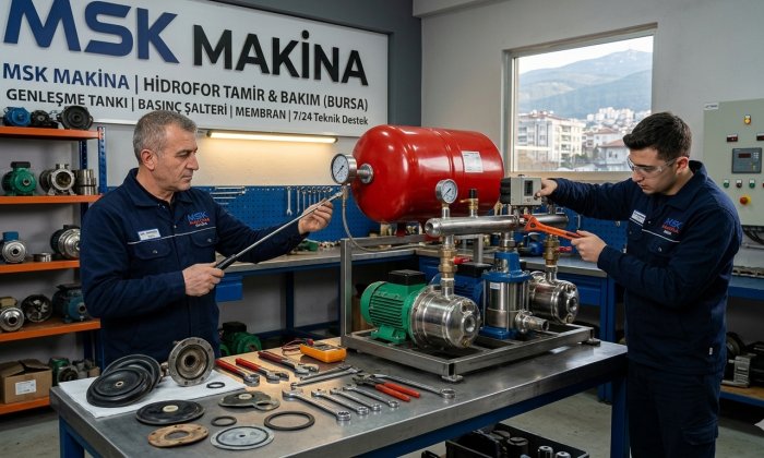 Hidrofor Tamir & Bakım - MSK Makina Bursa Teknik Servis