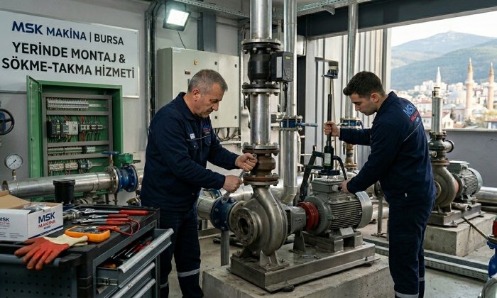 Yerinde Montaj Hizmeti - MSK Makina Bursa Teknik Servis